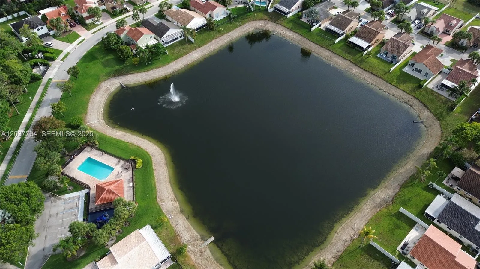 Adjacent Lake to Commnity Pool