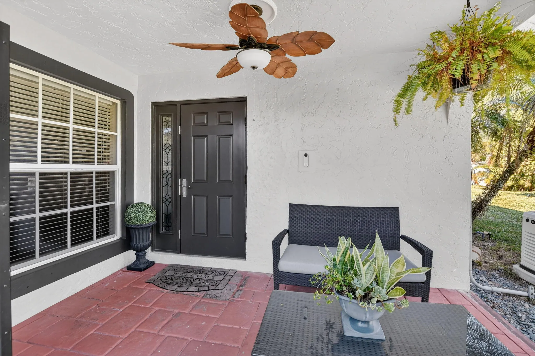 Entrance in with guest bedroom and full bath on 1st floor.