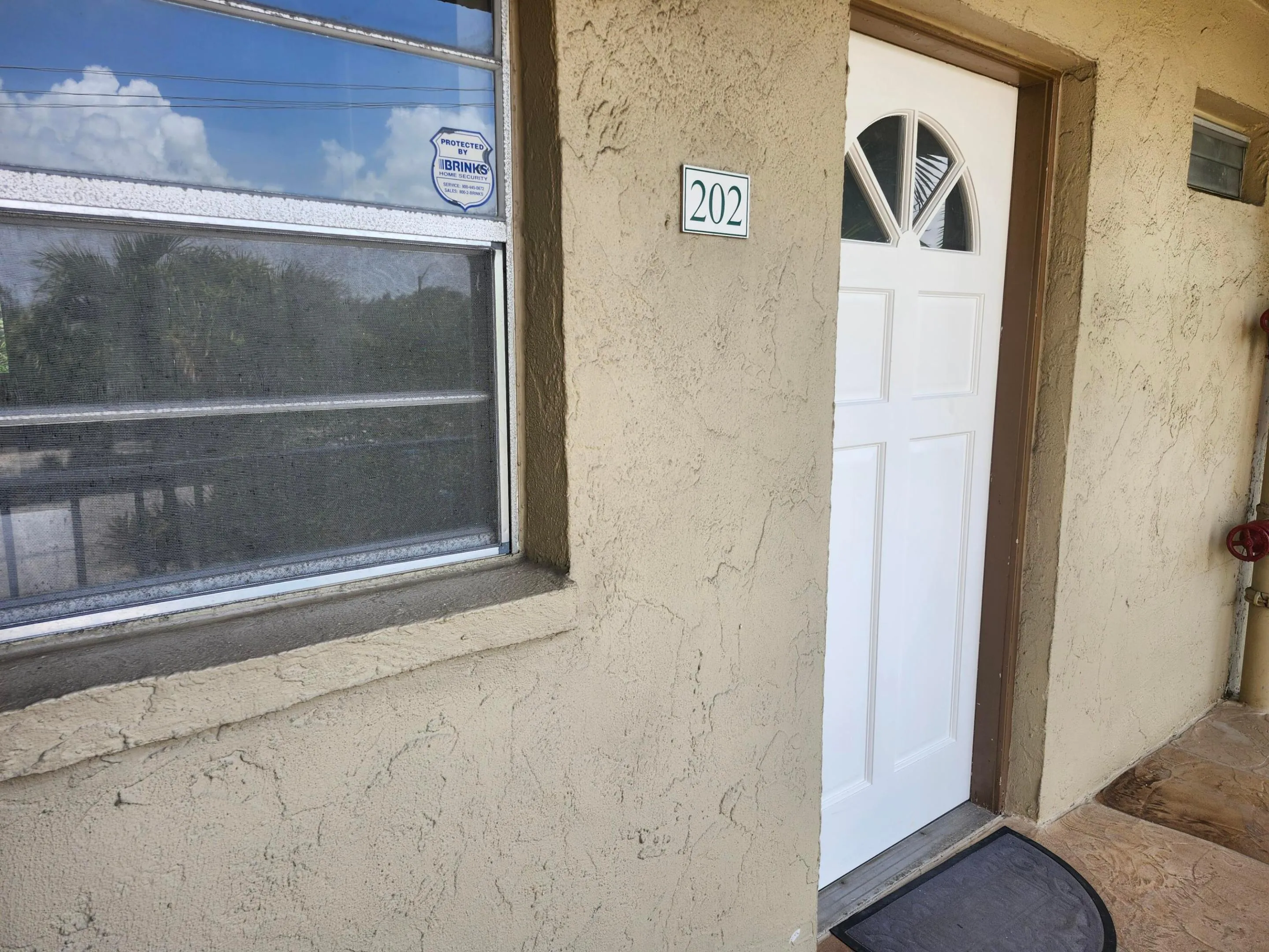 Front door 202