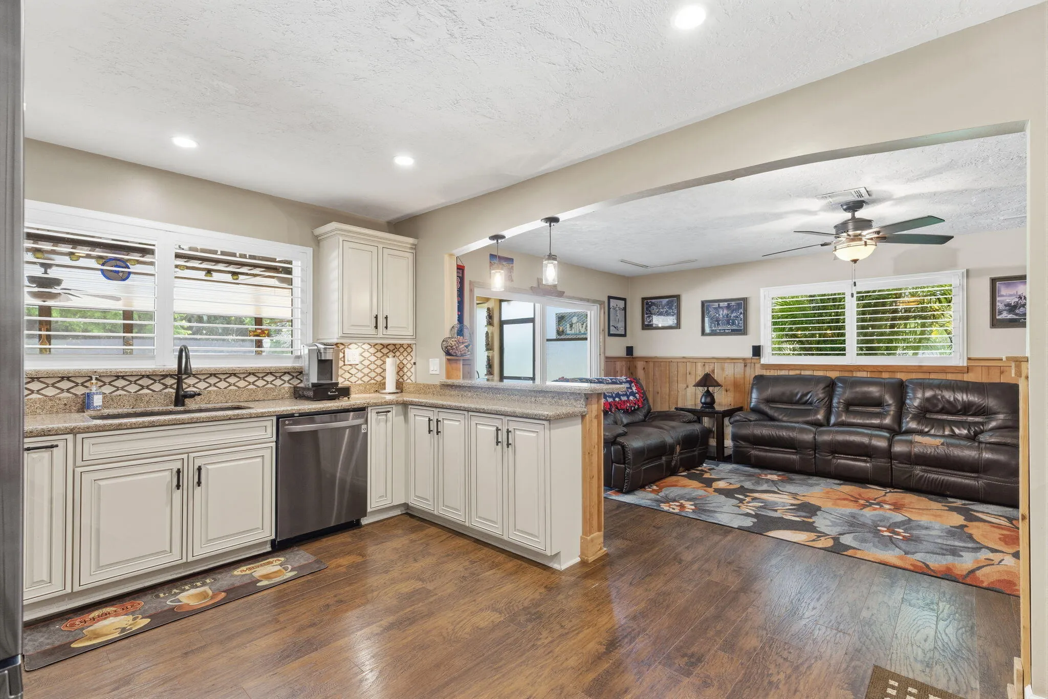 Kitchen to Family room
