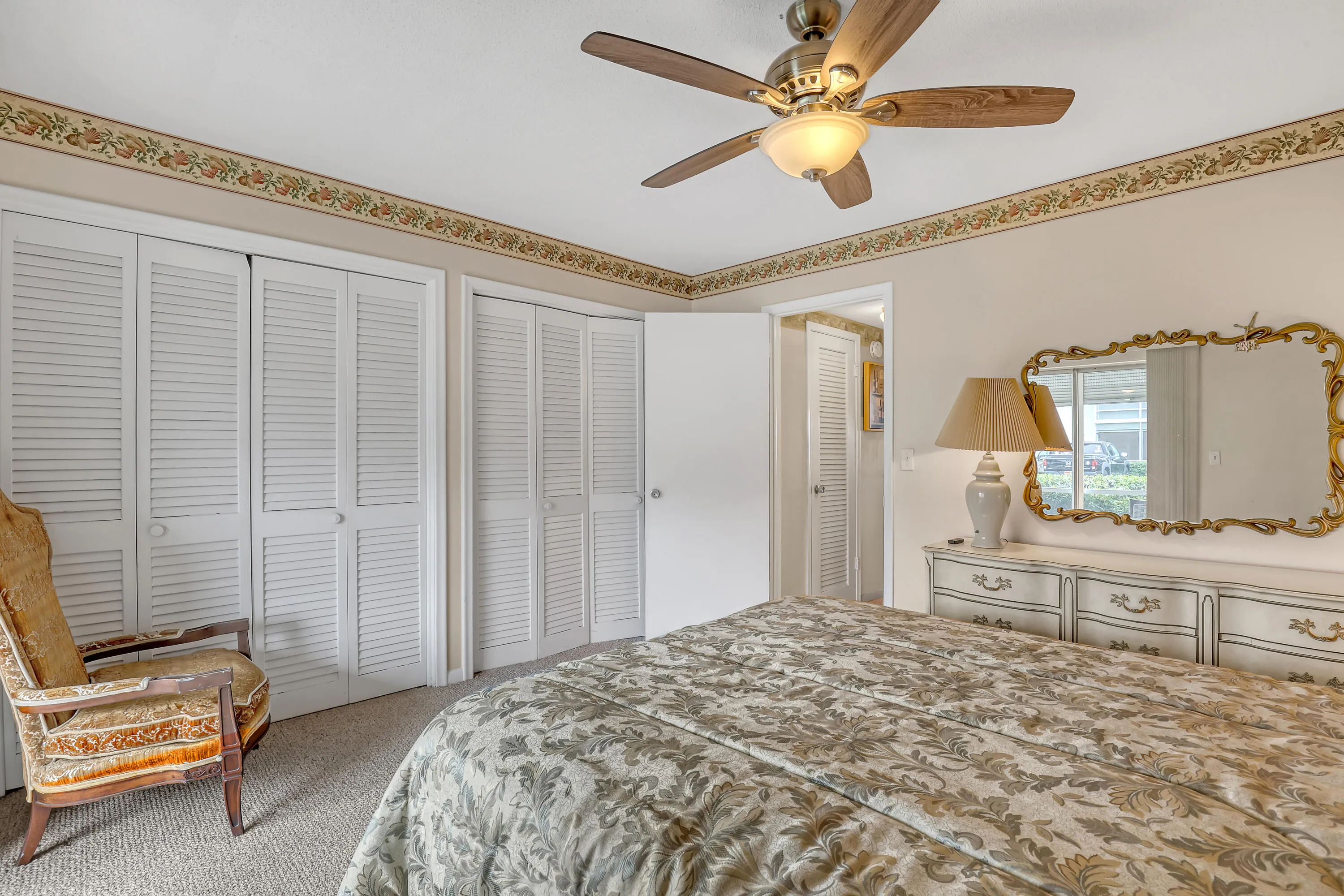 Wall length closets