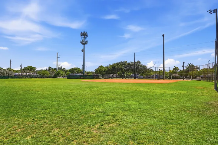Community ball field providing a great space for recreation and outdoor activities.