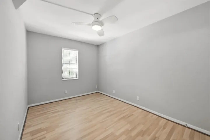 Bedroom with generous closet space.