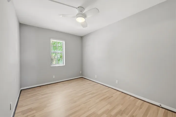 Bright bedroom with abundant natural light.