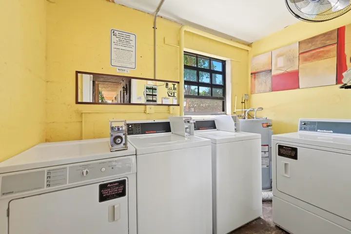 Community laundry room conveniently located within the complex.