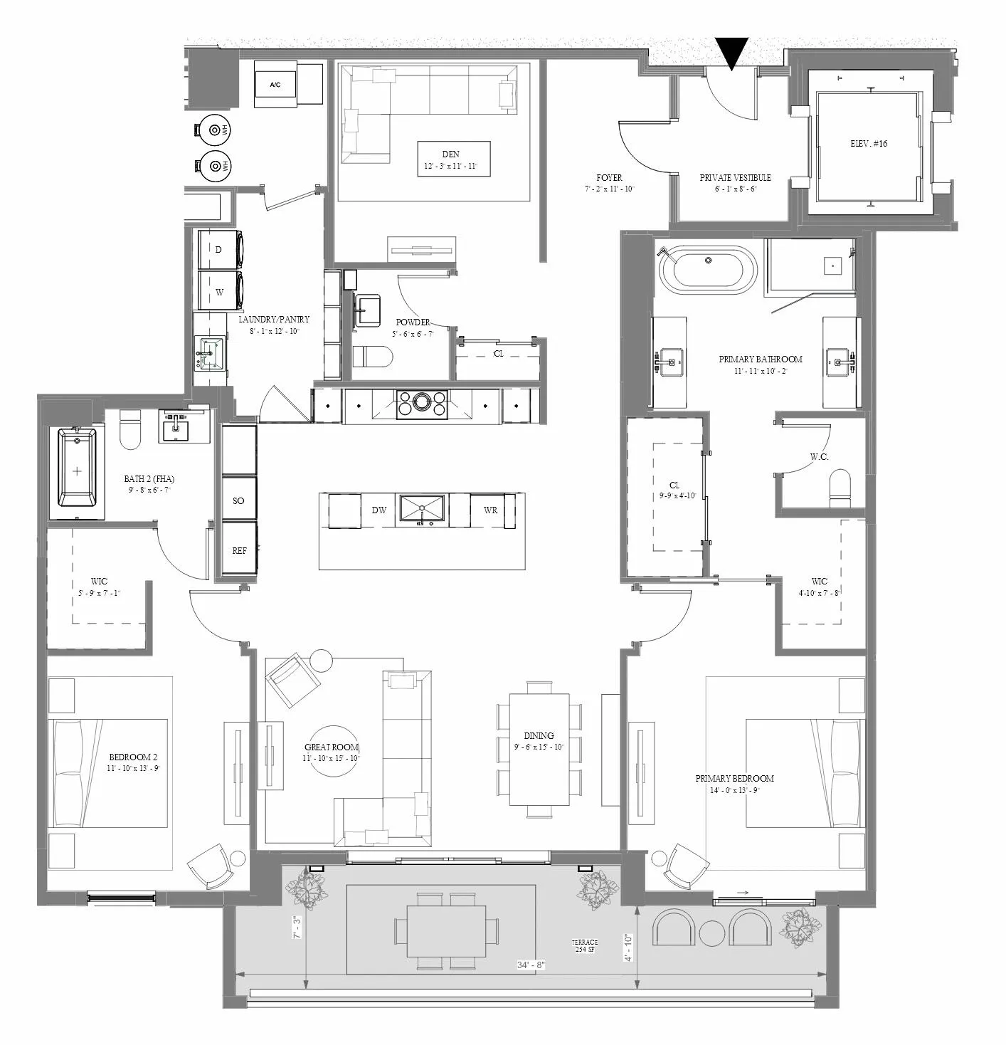 Alina 404 Floor plan