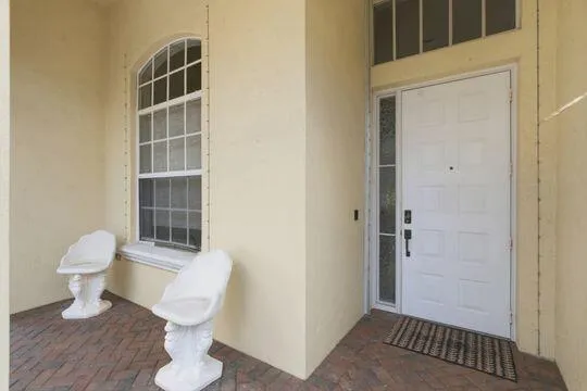 Paver front porch