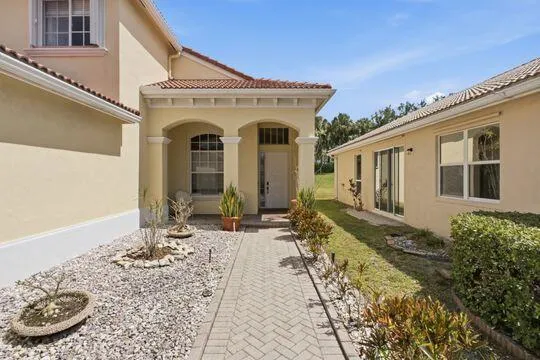 Paver Walkway leading up to front porch