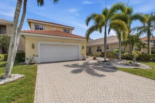 Nice paver driveway.