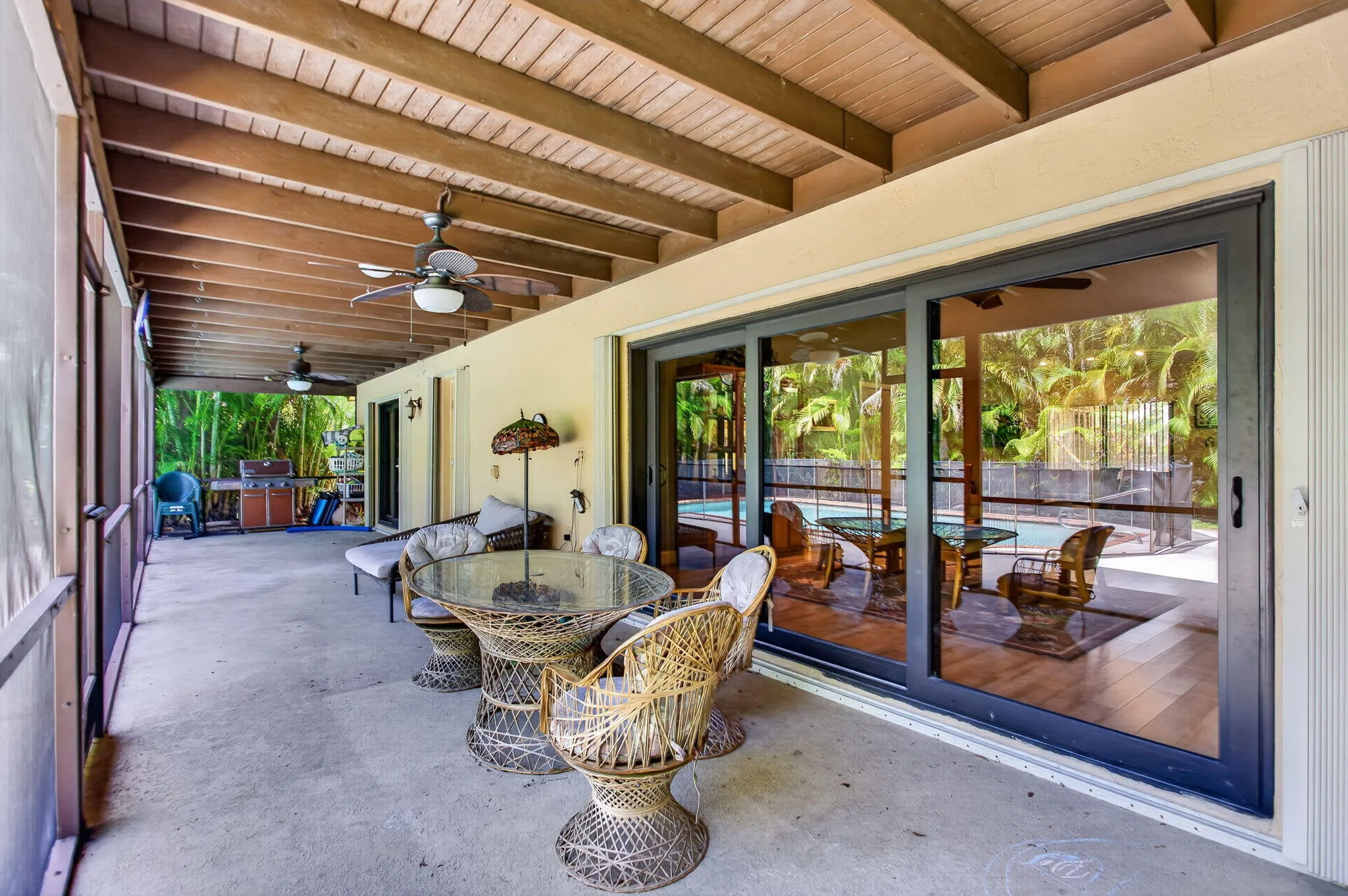 Screen enclosed patio