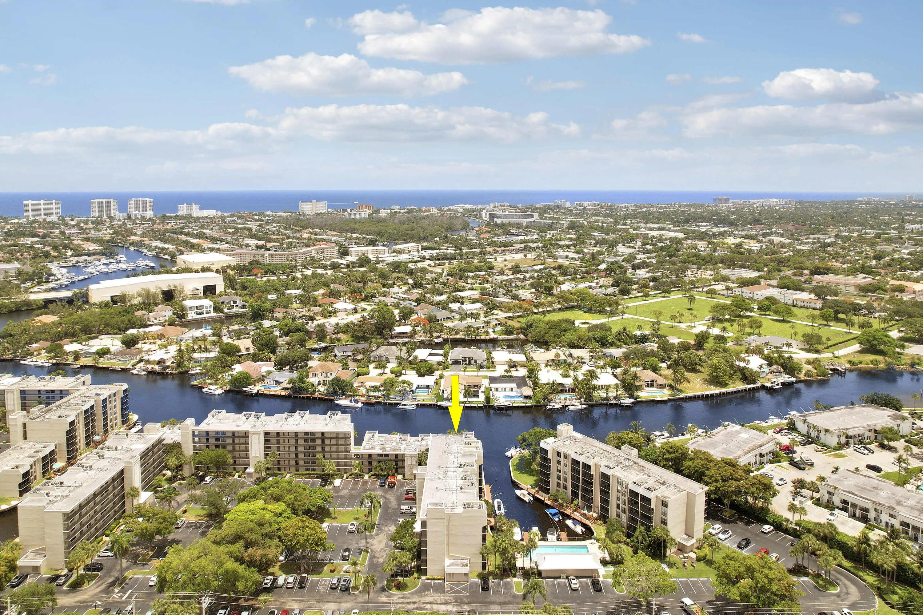20 Royal Palm Way 204 Aerial