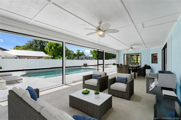 Virtual Staging with Furniture and Fence