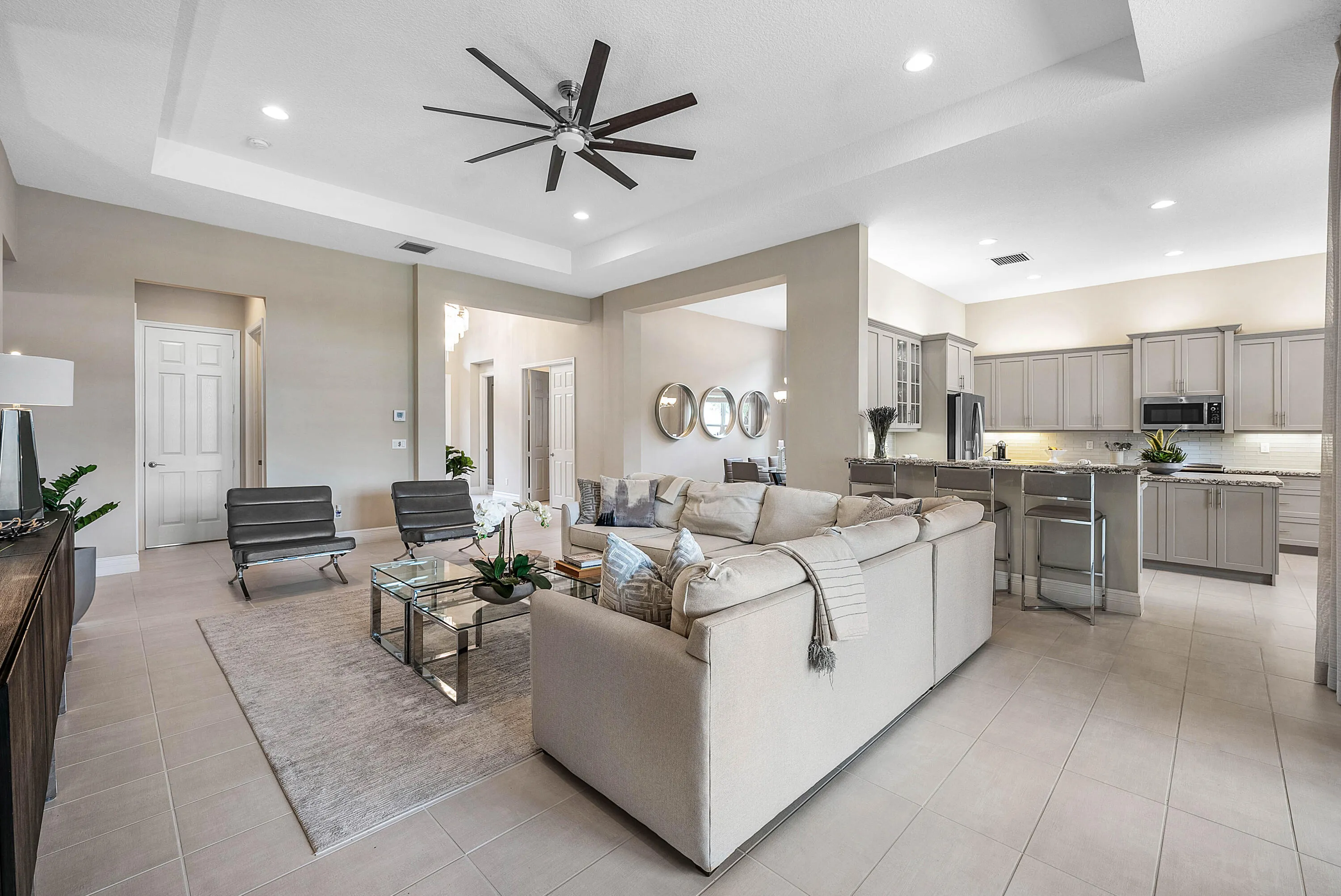 Kitchen Open To Great Room