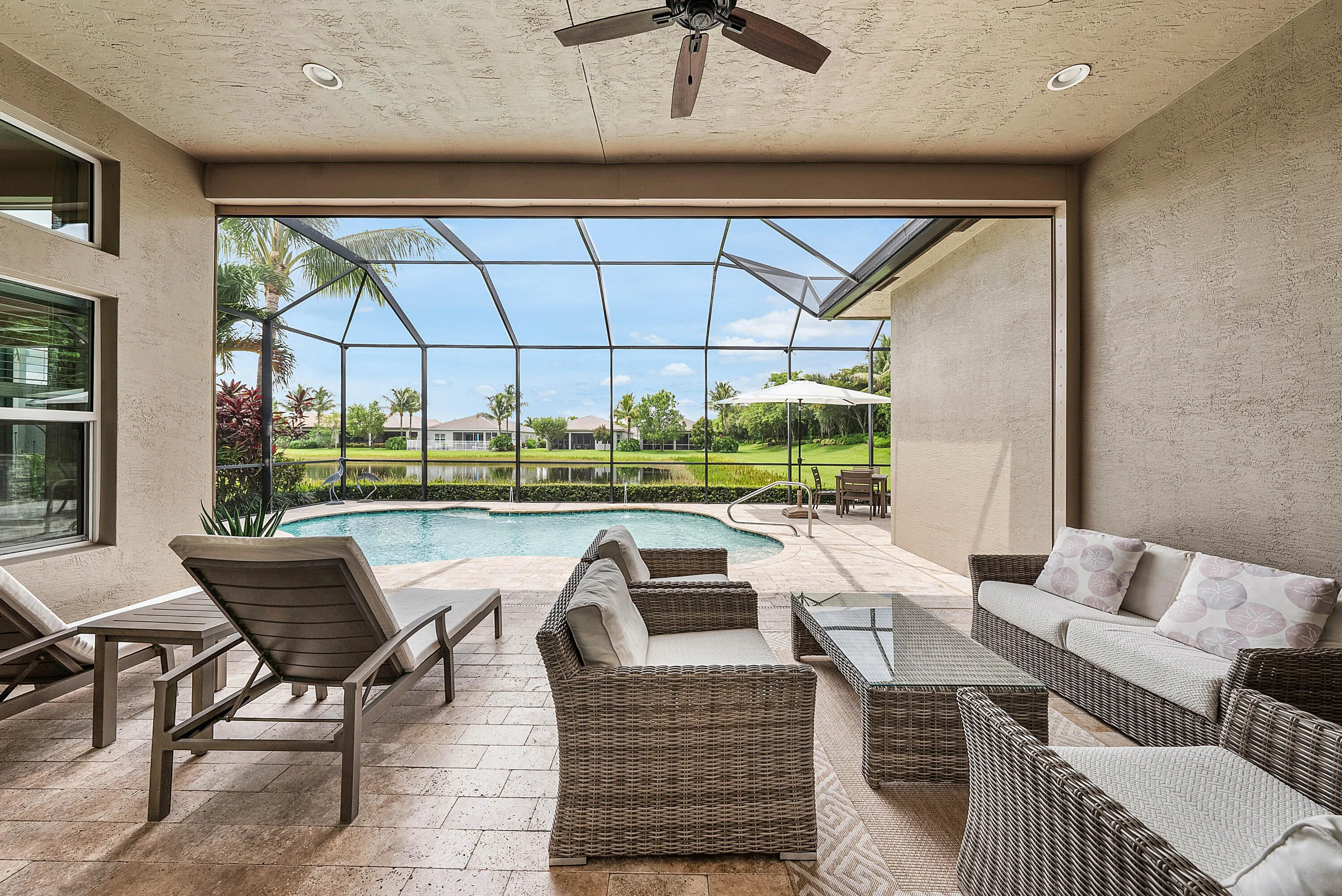 Extended Patio With Covered Area