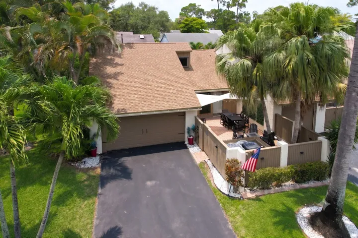 drone view of new roof