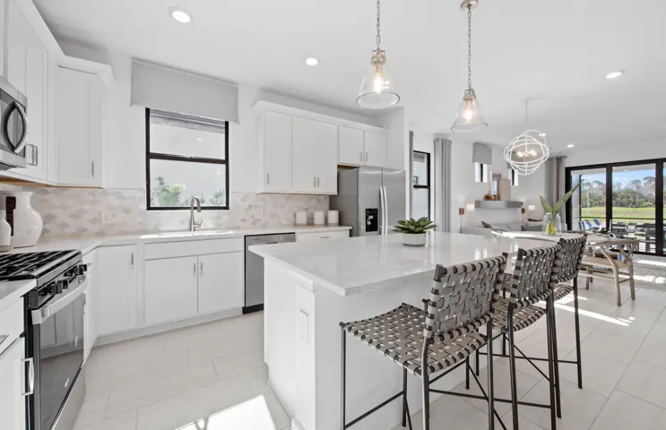 Photos are from a furnished model.