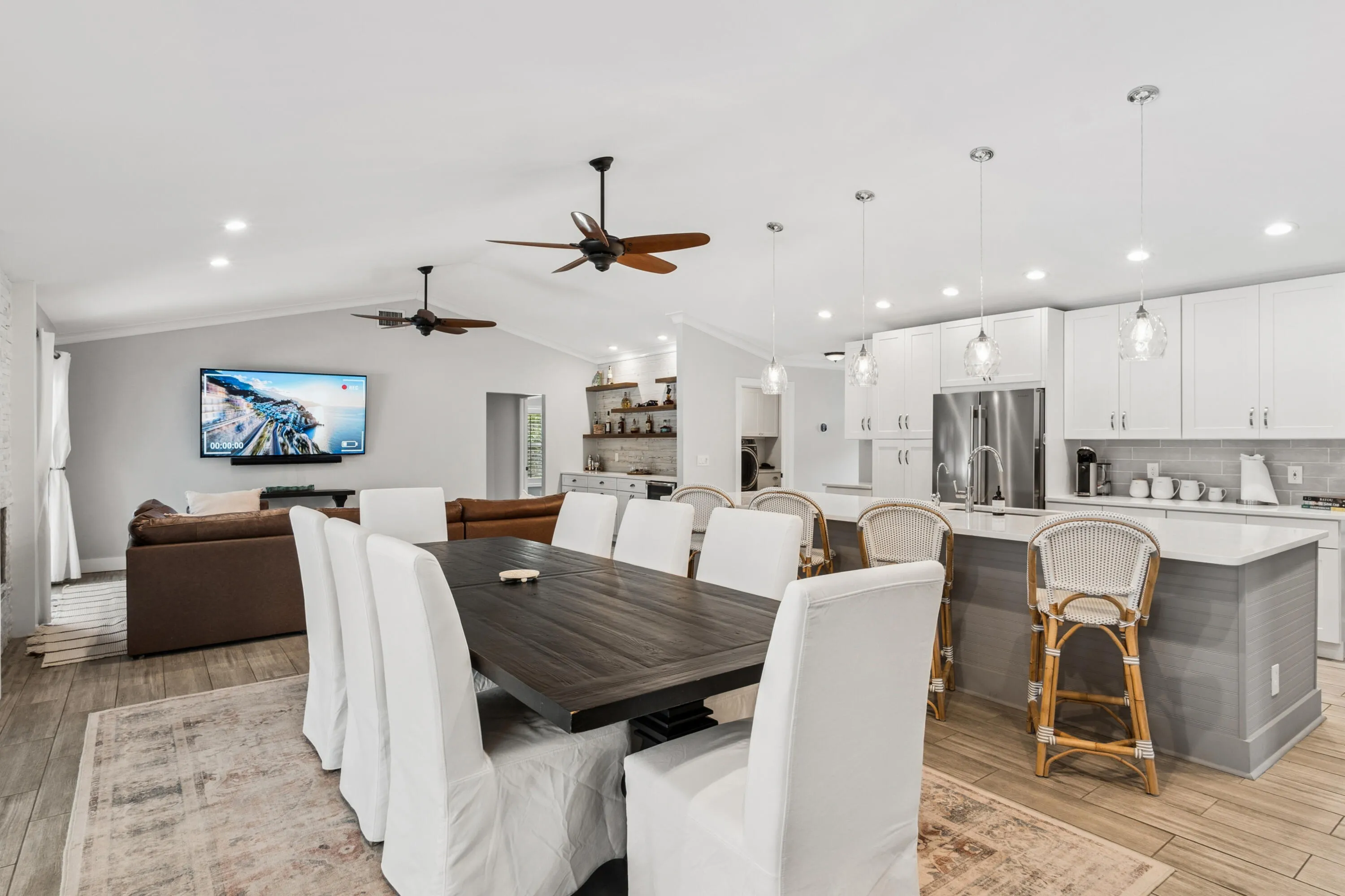 Dining/Kitchen/Family Rm.