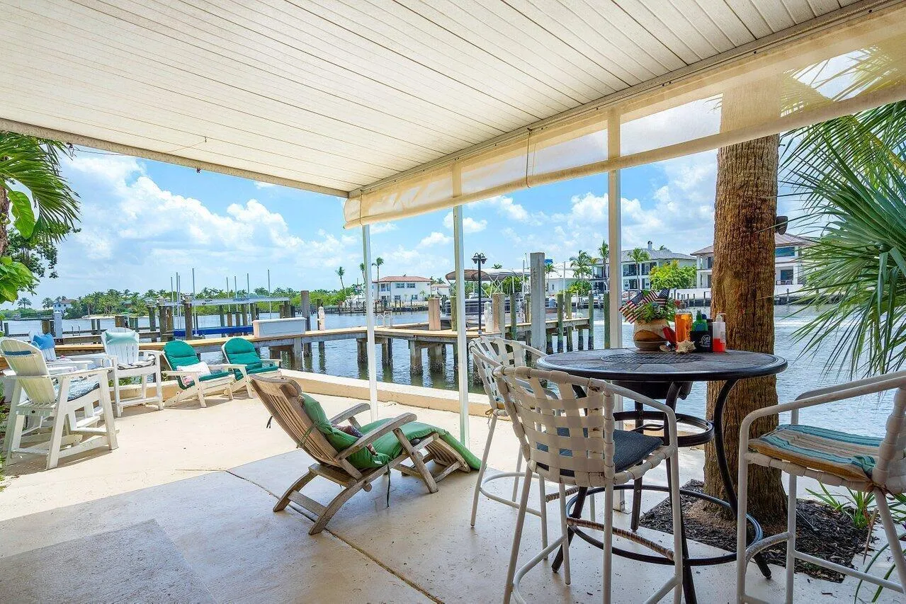 Outside Patio Waterfront