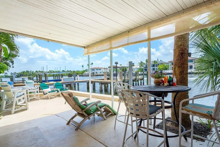 Outside Patio Waterfront