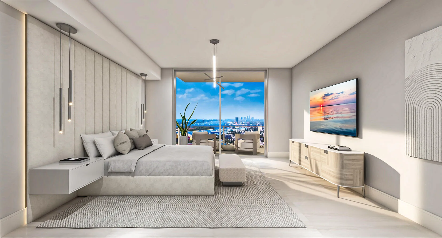 PRIMARY SUITE - DESIGNER RENDERING; Southeast