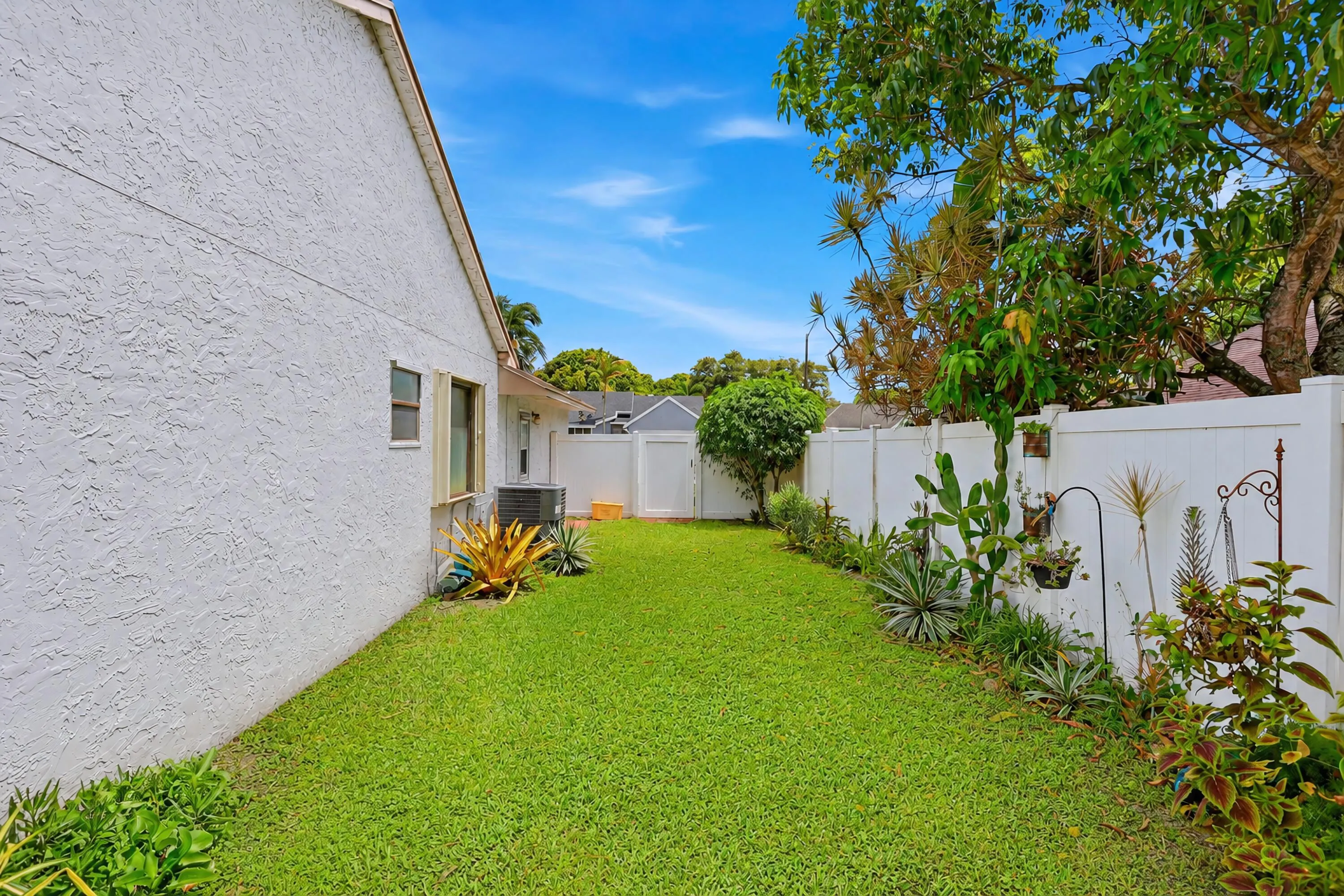 Lushly Landscaped Backyard