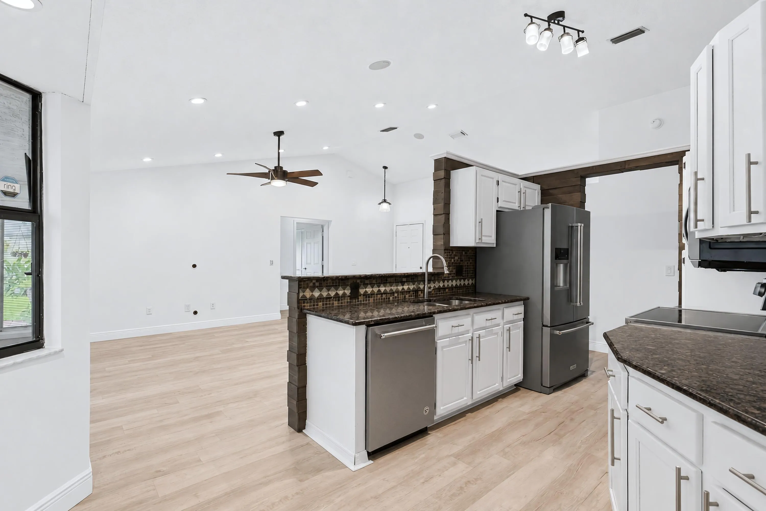 Open Kitchen + Living Room