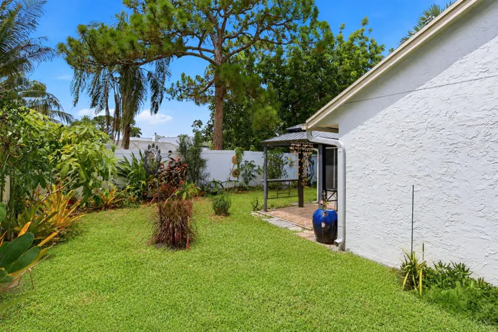 Lushly Landscaped Backyard