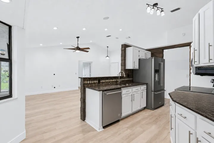 Open Kitchen + Living Room