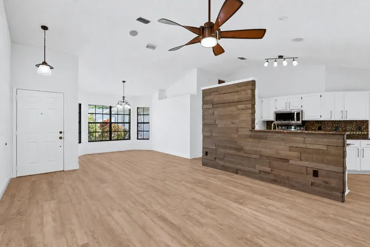 Living Room + Dining Area