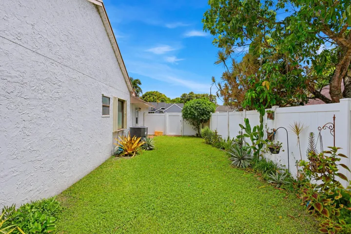 Lushly Landscaped Backyard
