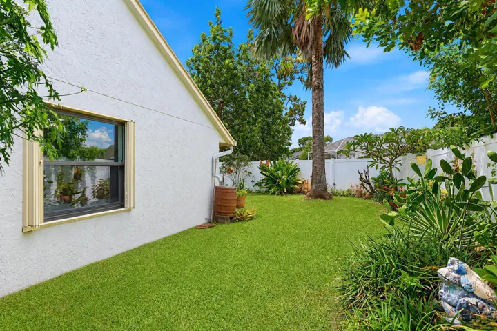 Lushly Landscaped Backyard