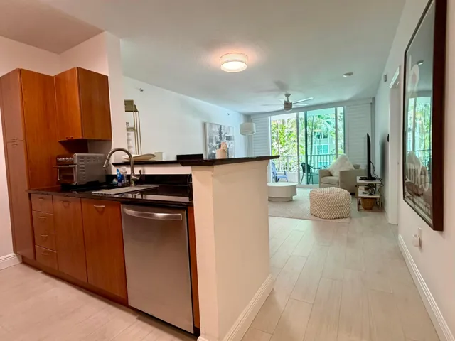 entry to kitchen
