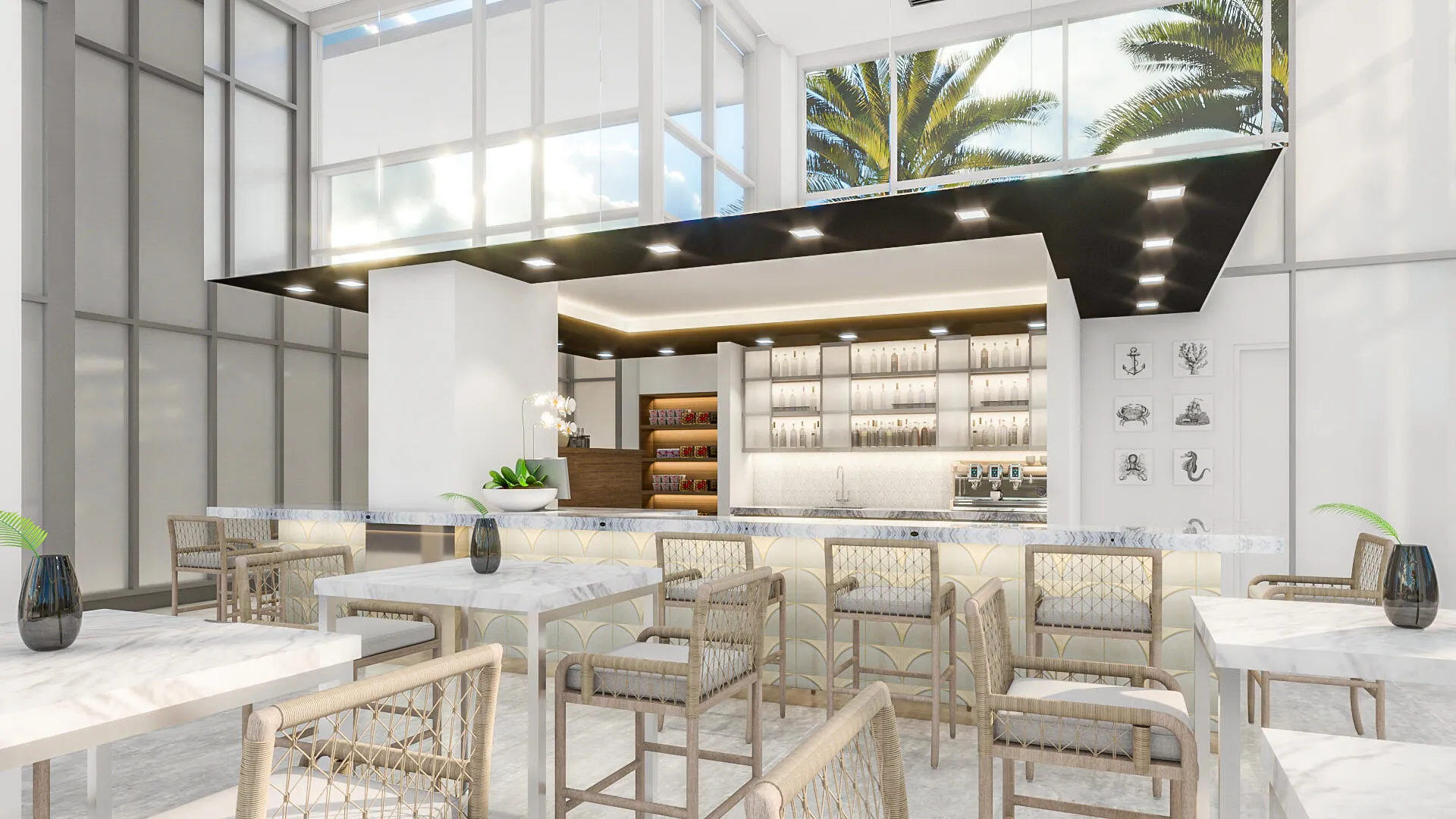 Lobby Market/Cafe Rendering