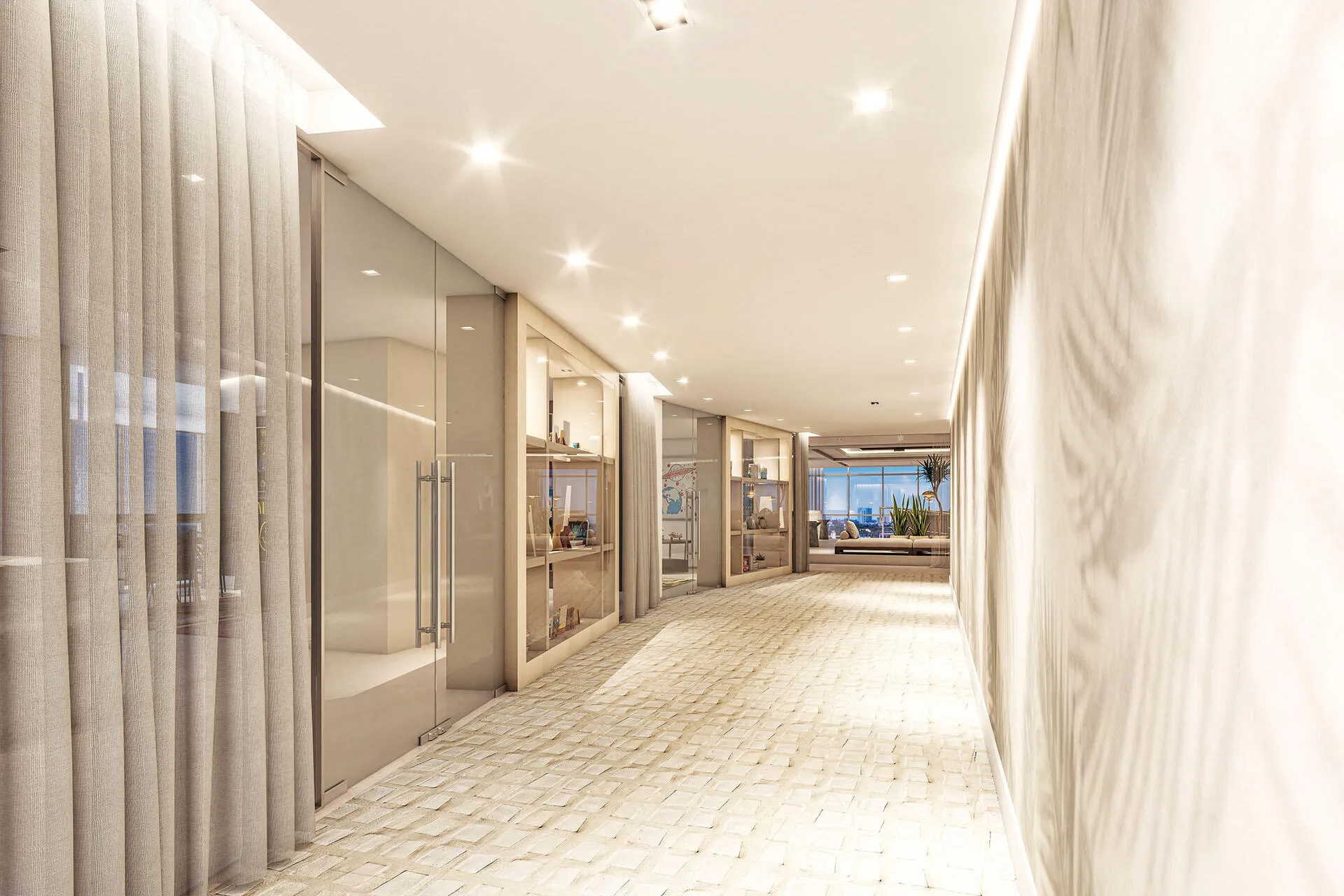 5th Floor Corridor Rendering