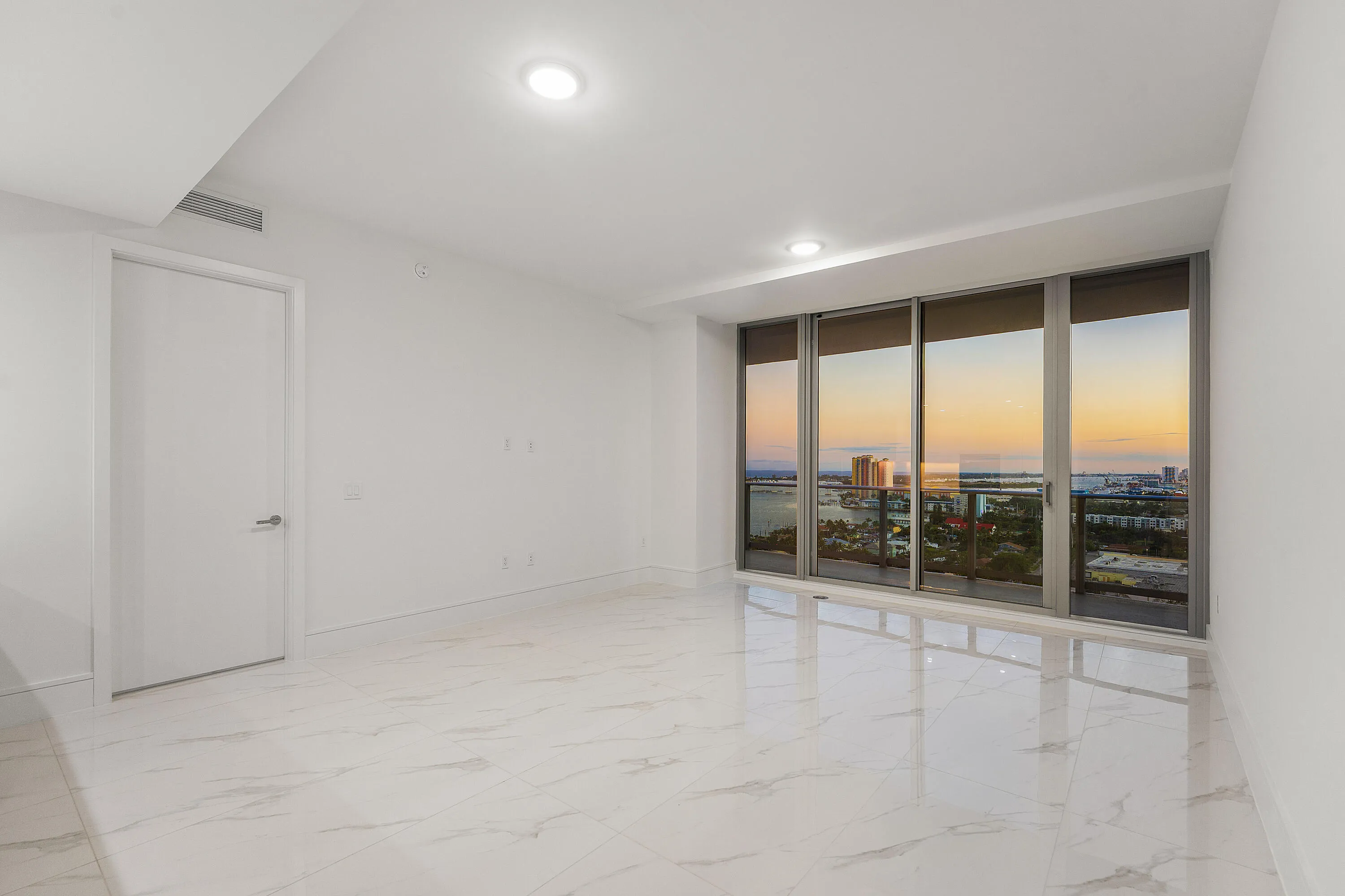 Living Area; South; Sunset