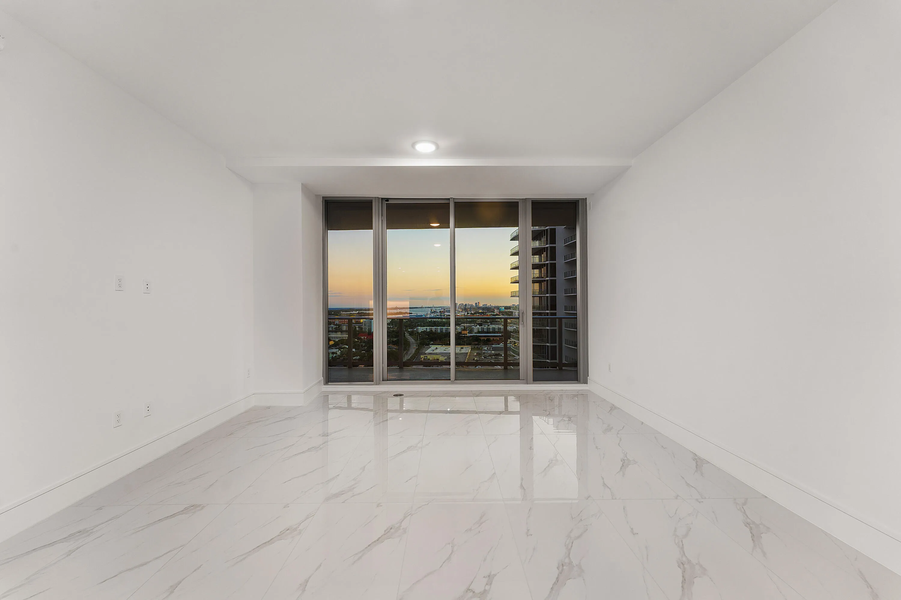 Living Area; South; Sunset