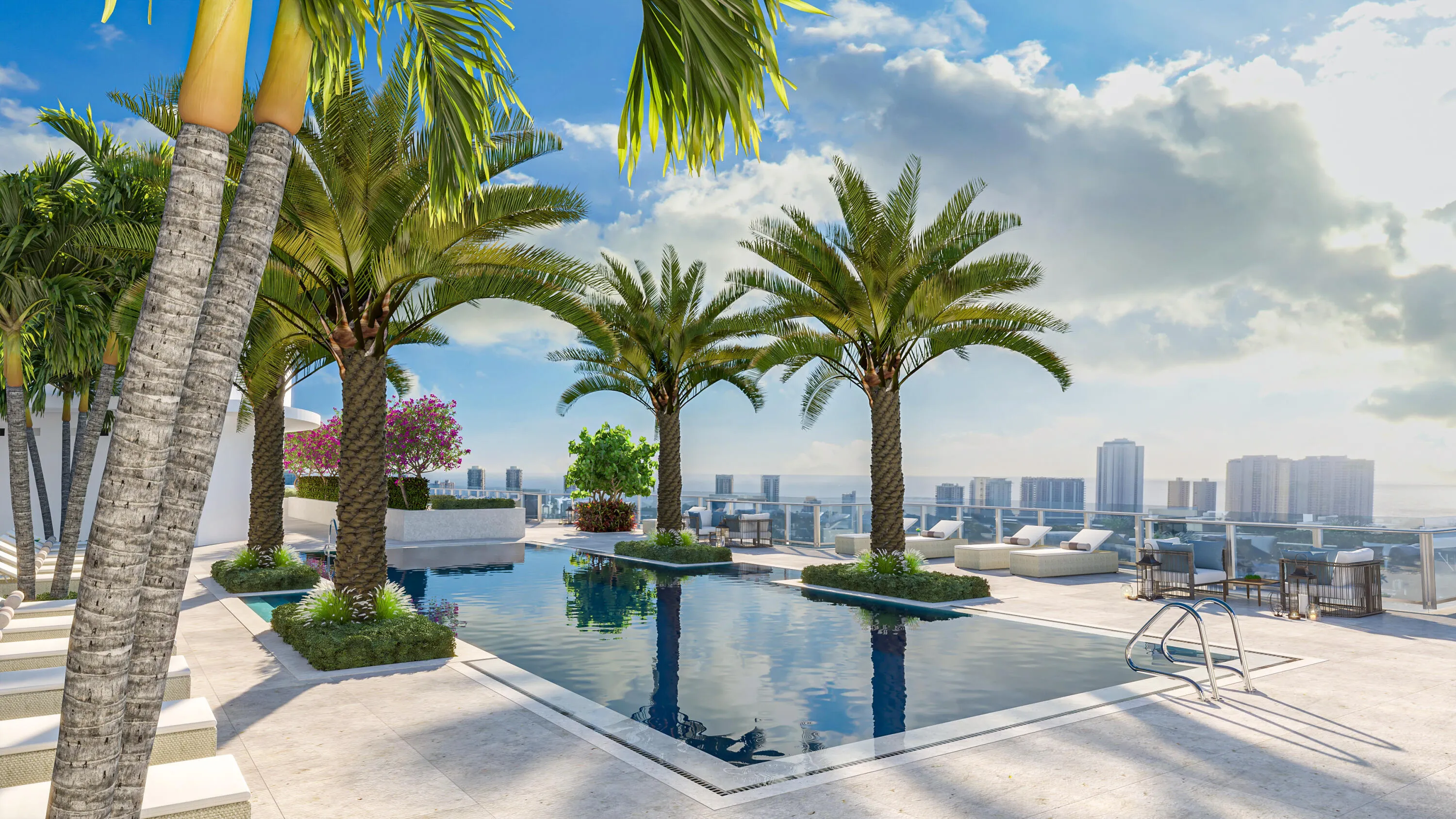 Rooftop Pool Rendering; Lap Pool