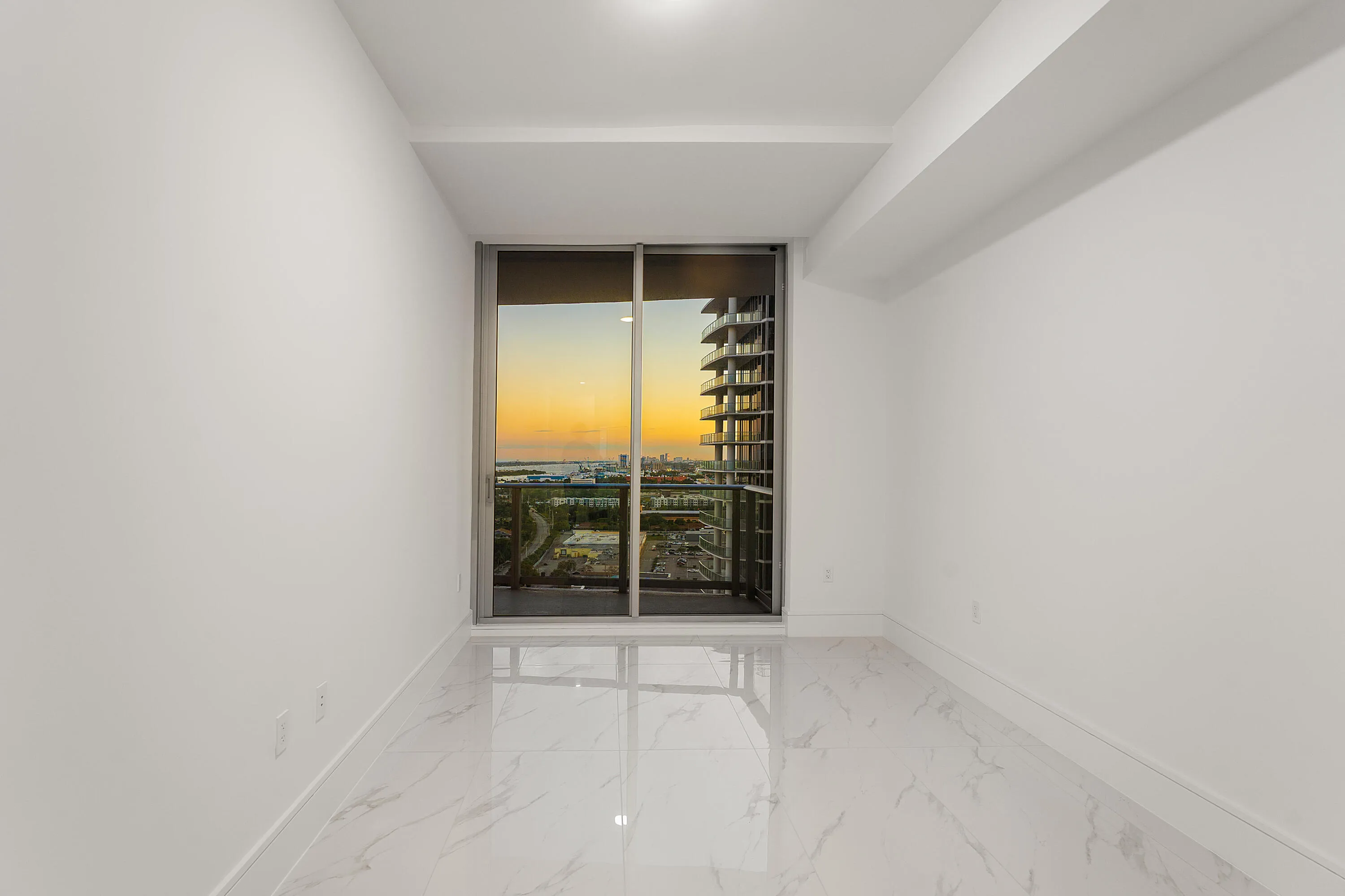 Guest Bedroom; South; Sunset