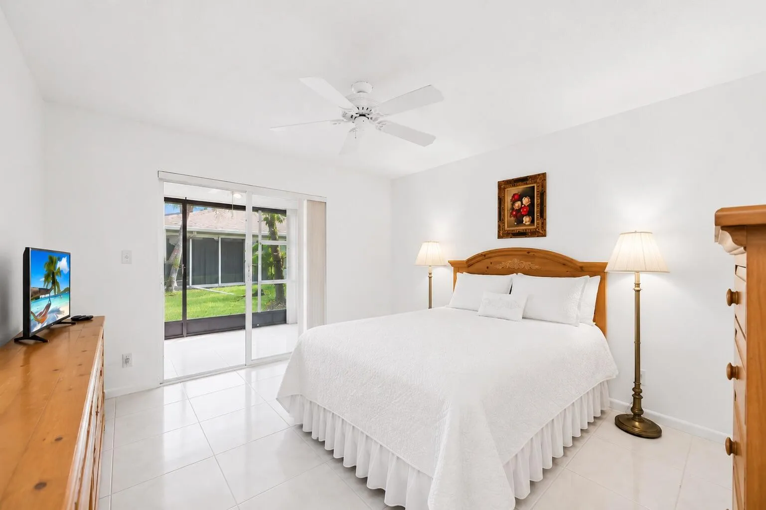 Virtually Enhanced Photo: This image has been digitally enhanced to showcase the home's potential with neutral paint colors and simplified décor. The home's layout and dimensions remain unchanged.