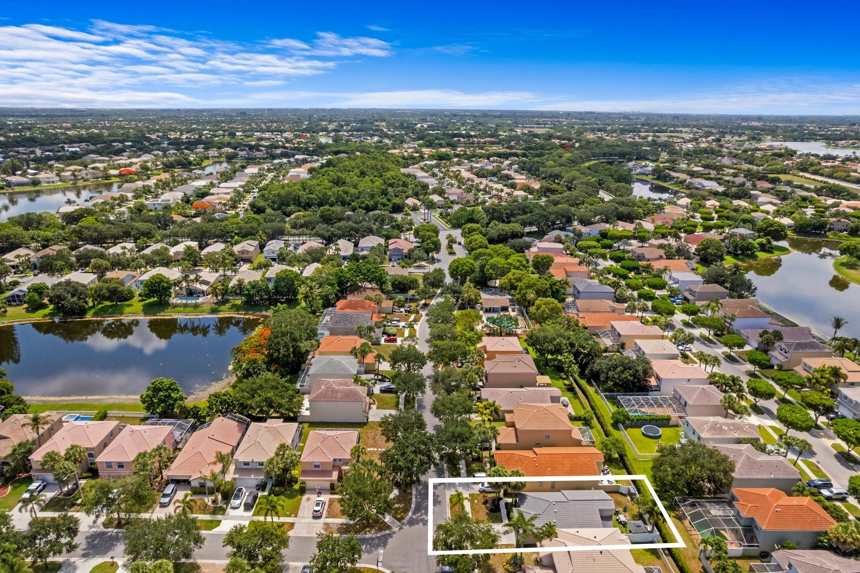 Aerial Neighborhood View