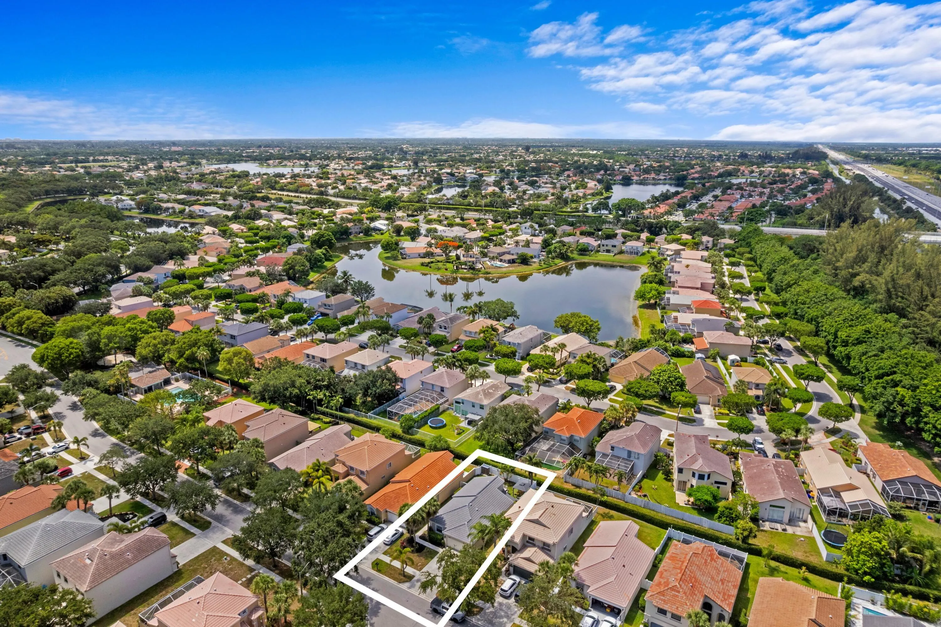 Aerial Neighborhood View