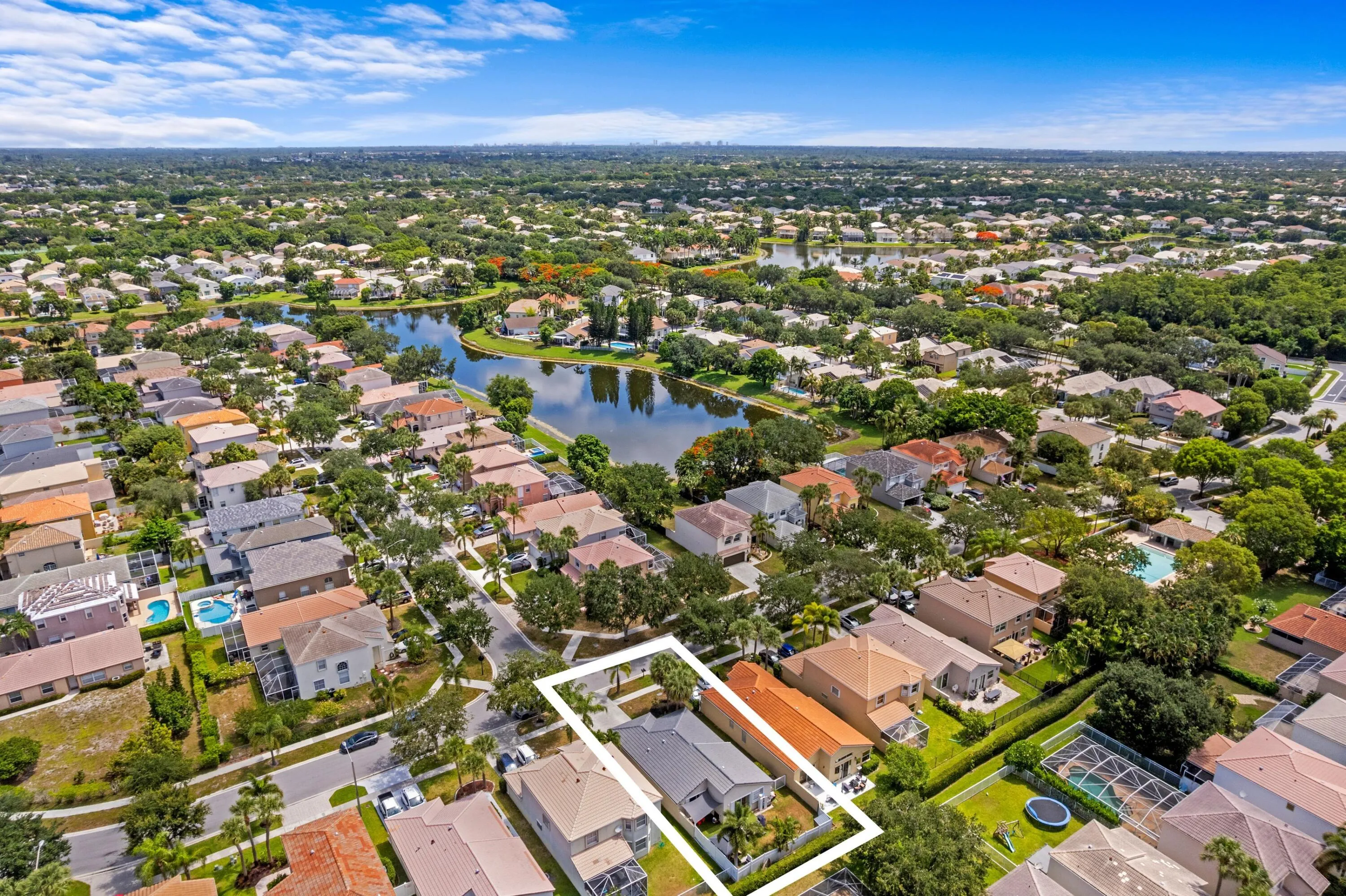 Aerial Neighborhood View