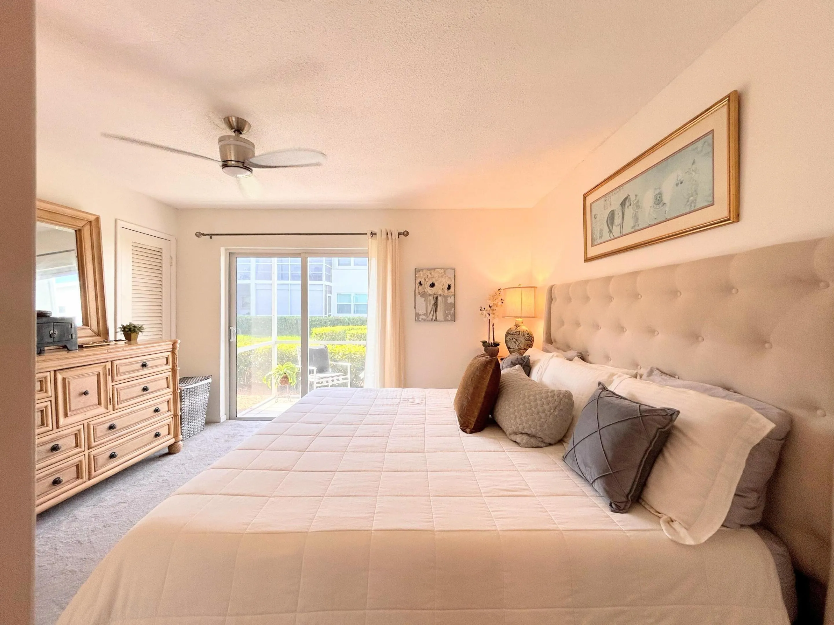 KING BED IN BEDROOM