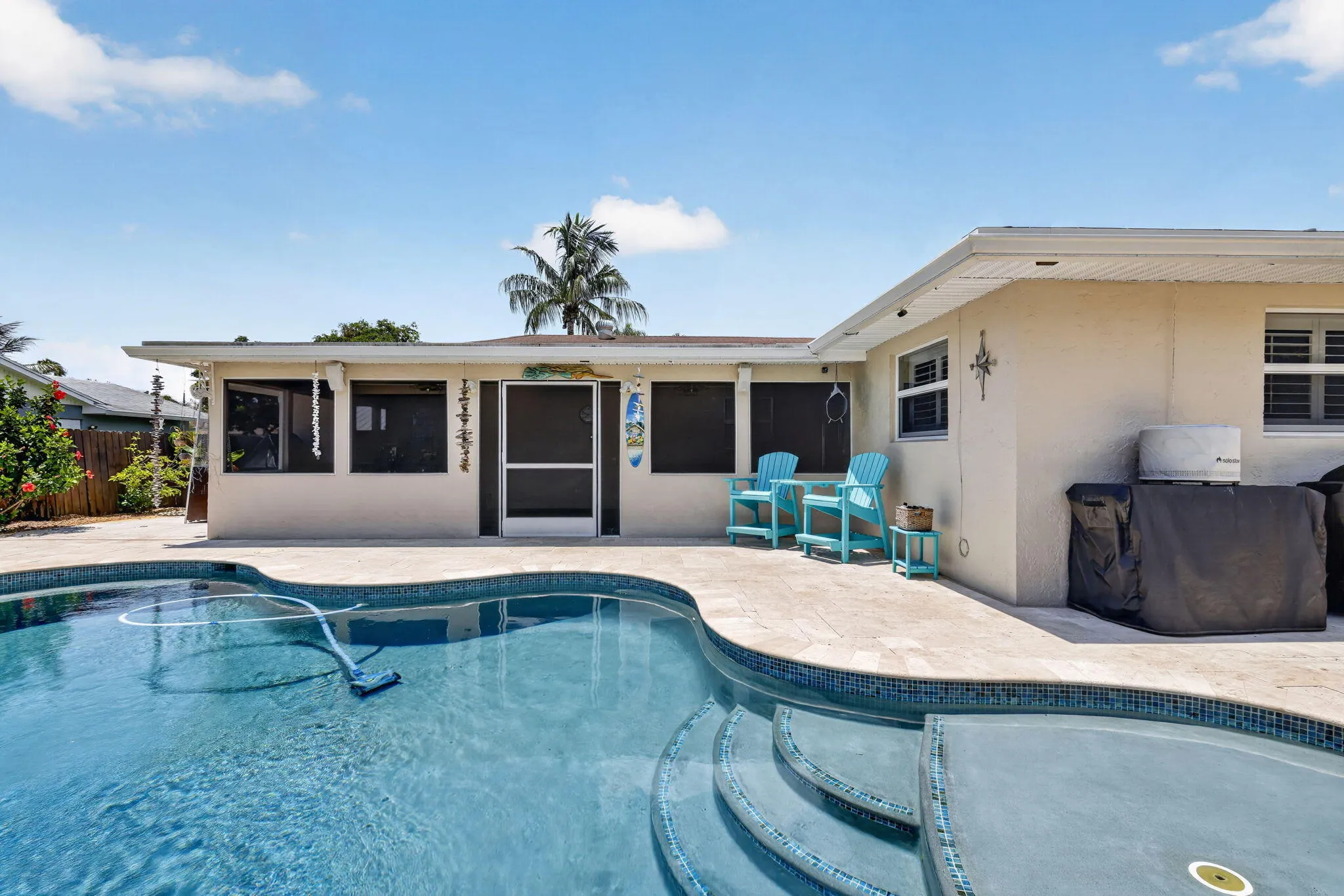 Backyard with Pool
