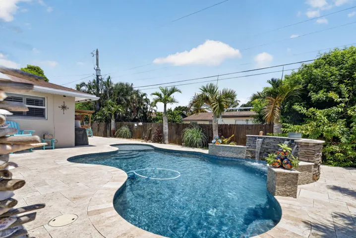 Backyard with Pool