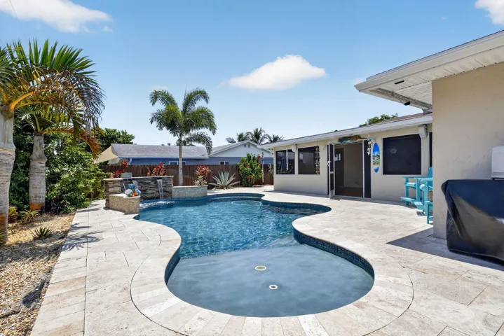 Backyard with Pool