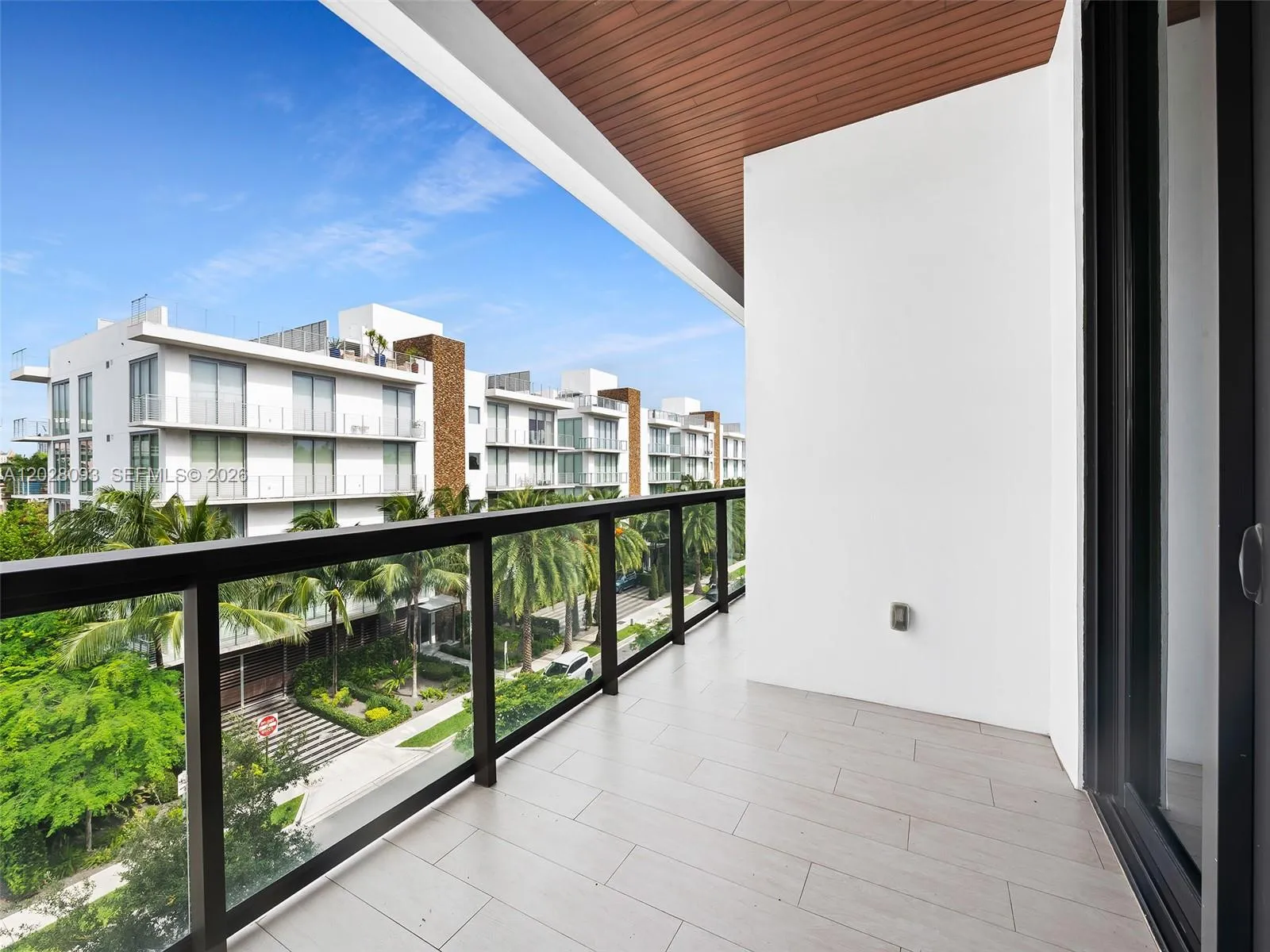 West Facing Balcony from 2nd Bedroom