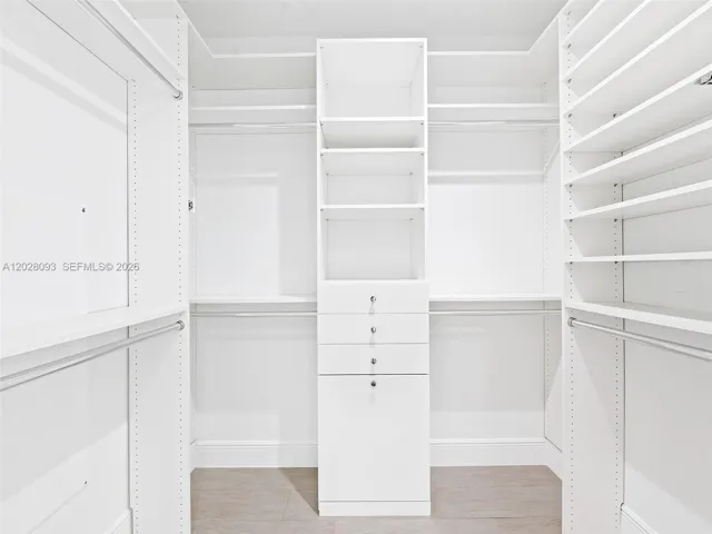 1/3 Large Closets in Primary Bedroom