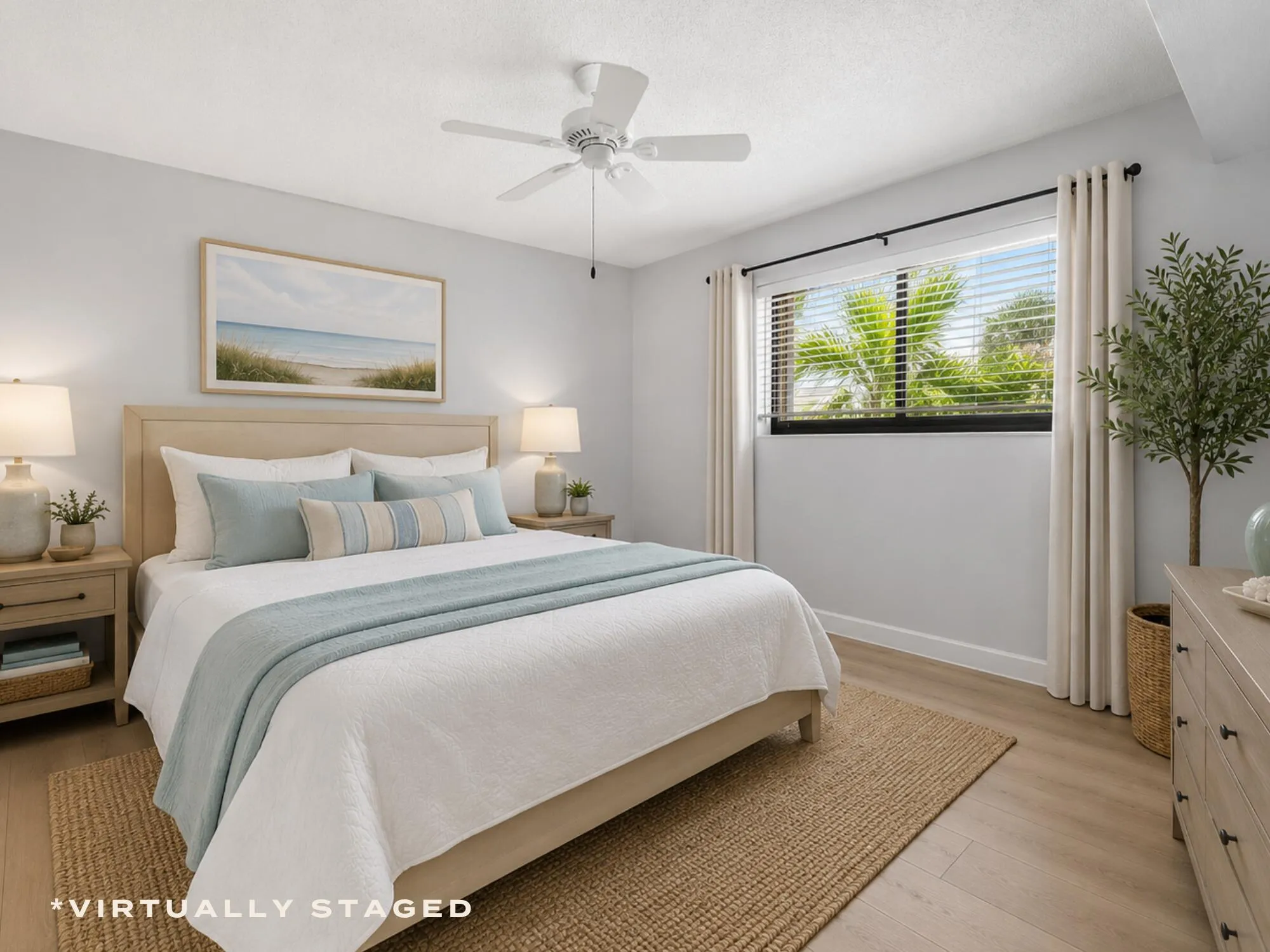 Guest Bedroom Virtually Staged