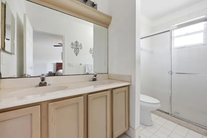 Master bathroom with shower